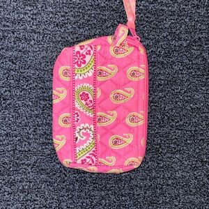 Vera Bradley essential zip around wallet in the retired “Bermuda pink”